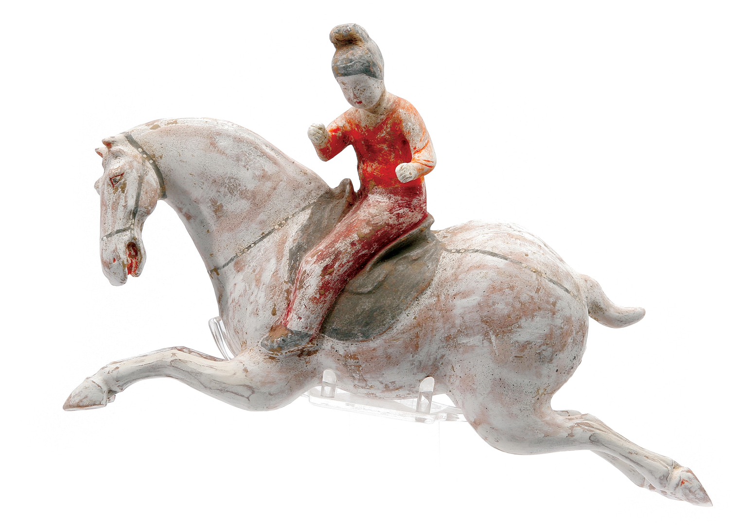 Chinese Polo Player Figure