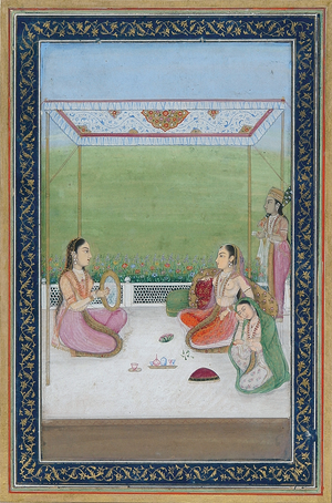 Indian Miniature Painting Detail