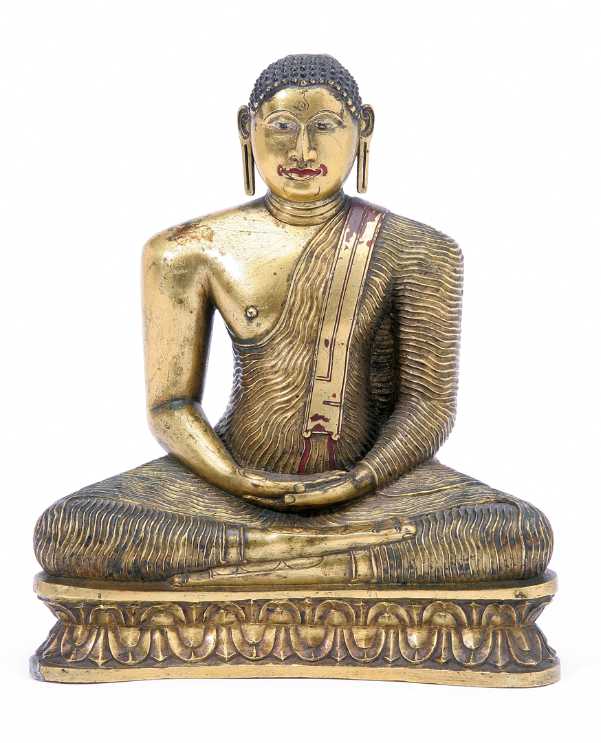 Ceylonese Gilt Bronze Figure